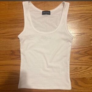 NWOT White fox Tank Top